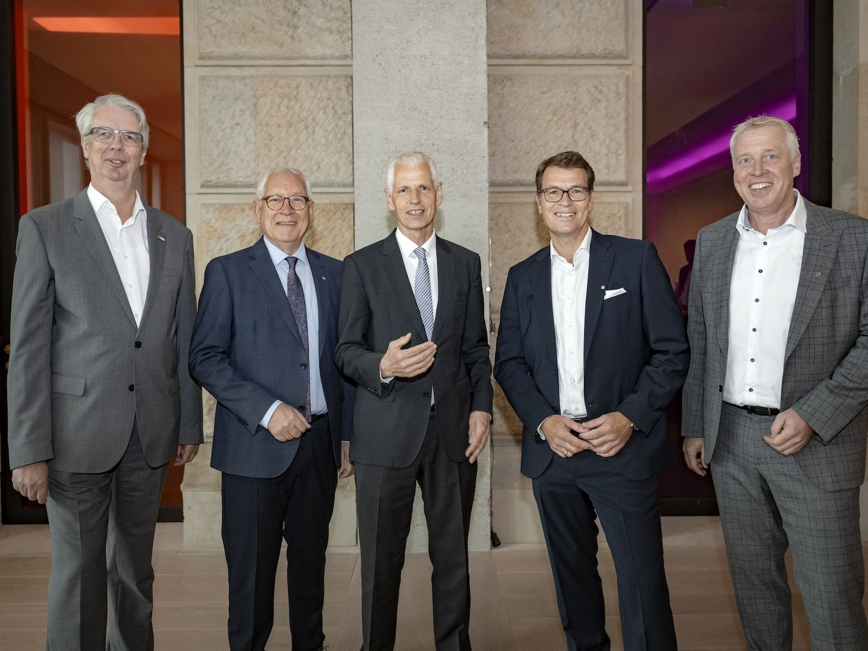 Herr Schnier, Herr Dellwig, Herr Schmieding, Herr Nerker und Herr Stahmeyer