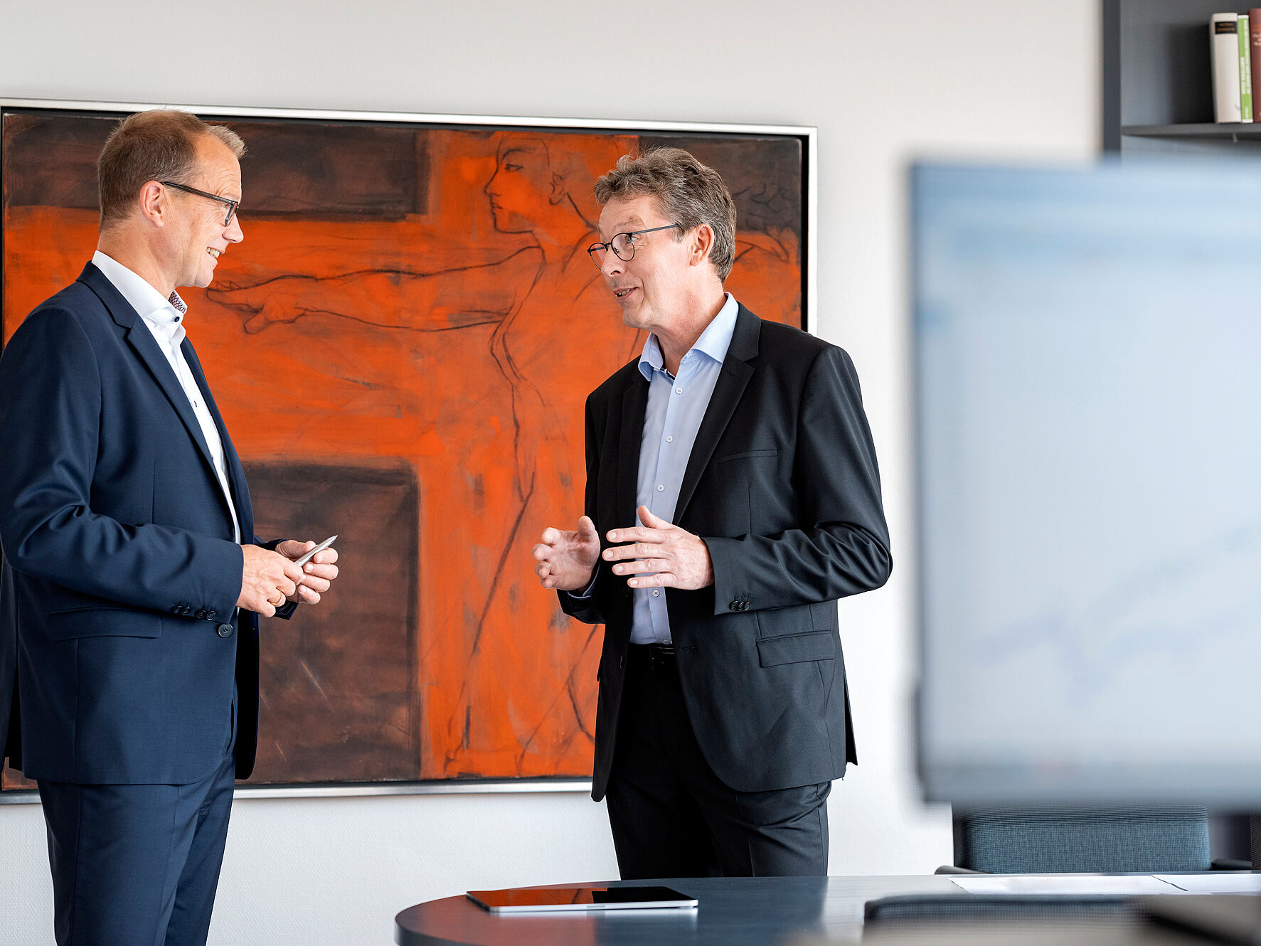 Ralf Niehaus und Gerd Santen im Gespräch
